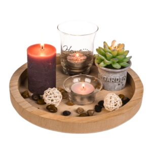 Plato con velas